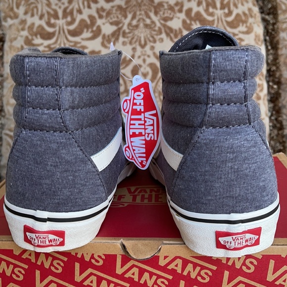 Vans Sk8-Hi Jersey Grey/Snow White WMNS - Picture 14 of 16